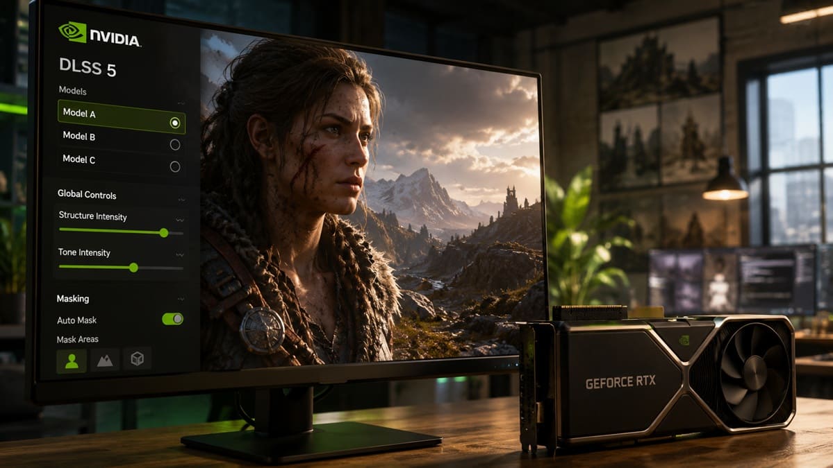NVIDIA DLSS 5 ofrecerá tres modelos configurables y controles por objeto