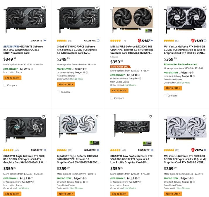 La GeForce RTX 3060 12 GB vuelve a tiendas por 329$ y 333€ en plena crisis de DRAM