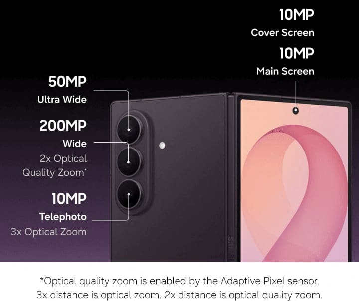 Samsung Galaxy Z Fold 8 Ultra se filtra con cámara de 200 MP, zoom 3x y batería de 5.000 mAh