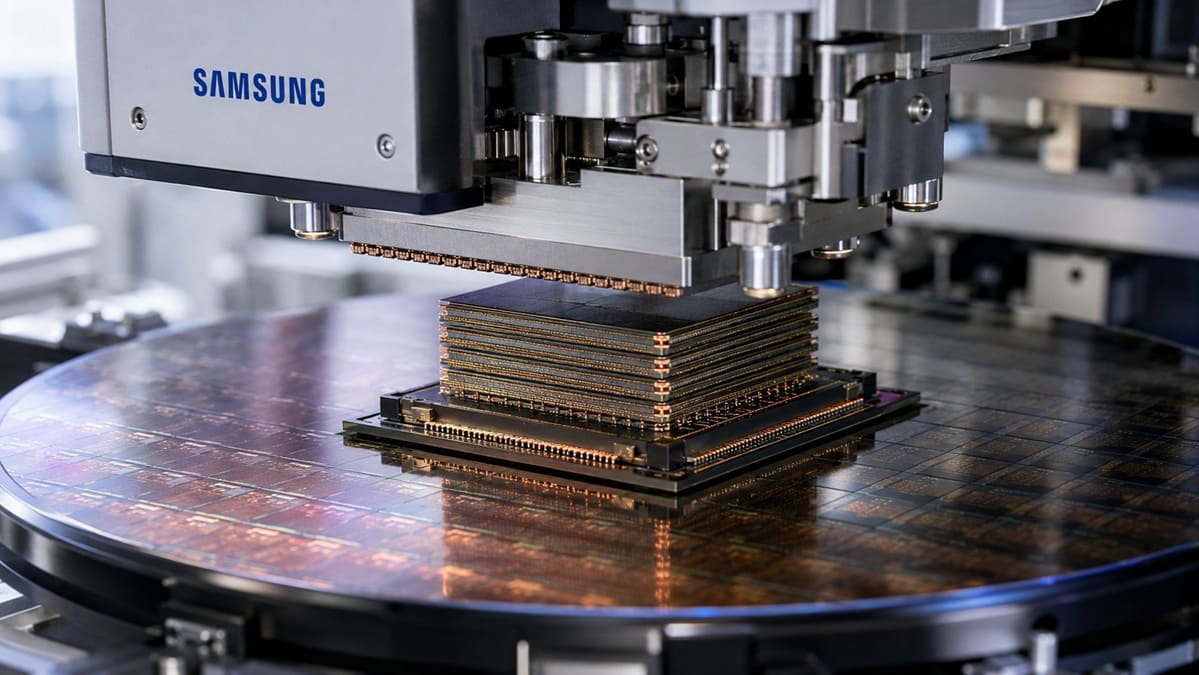 Samsung instalaría 50 equipos de unión híbrida para producir HBM a gran escala en 2030