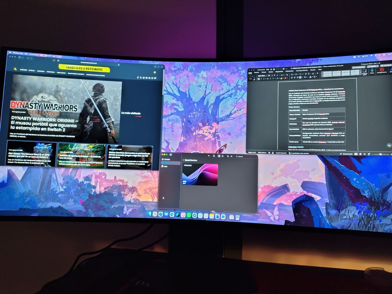 Análisis LG 39GX950B-B: Monitor OLED 5K2K 39" 165/330 Hz, el híbrido definitivo gaming + productividad