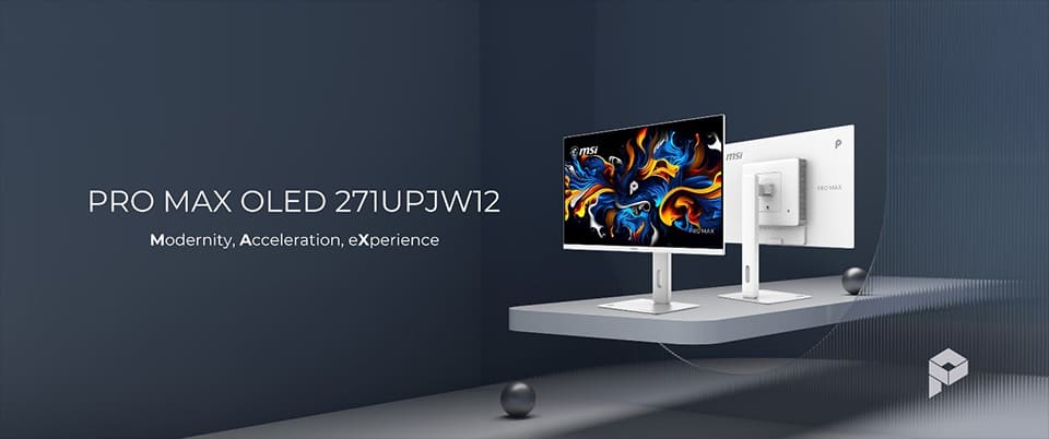 MSI PRO MAX OLED 271UPJW12 estrena un panel OLED 4K impreso por inyección de tinta