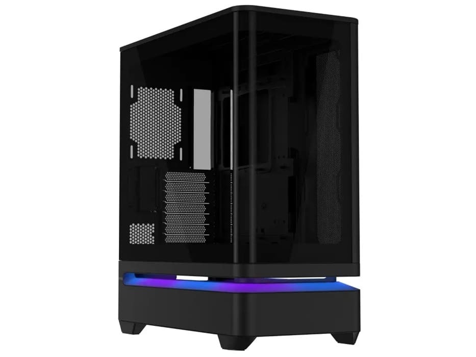 ASUS Prime AP304 apuesta por el cristal panorámico curvado y admite GPU de hasta 420 mm