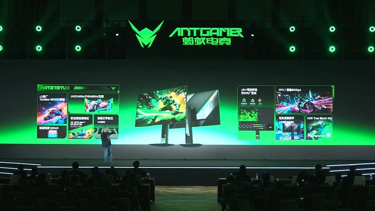 AntGamer lanza un Tandem WOLED 4K a 240 Hz y dos monitores QHD de 540 Hz