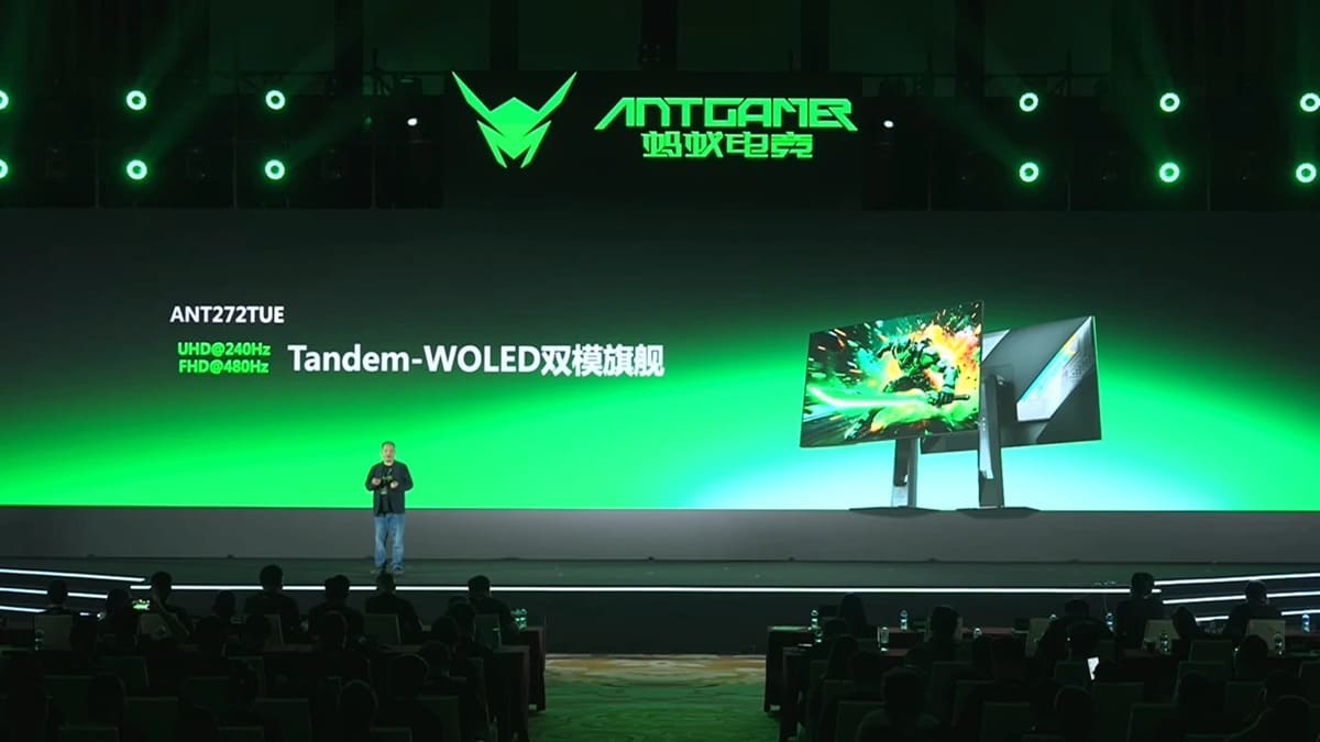 AntGamer lanza un Tandem WOLED 4K a 240 Hz y dos monitores QHD de 540 Hz