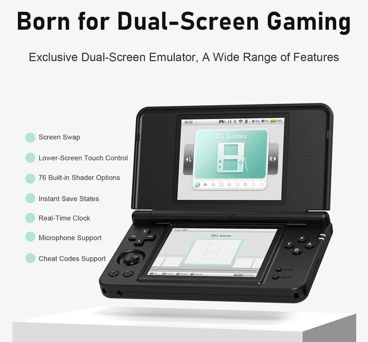 Anbernic RG DS Plus sale a la venta con doble pantalla de 4,3 pulgadas desde 84,99$
