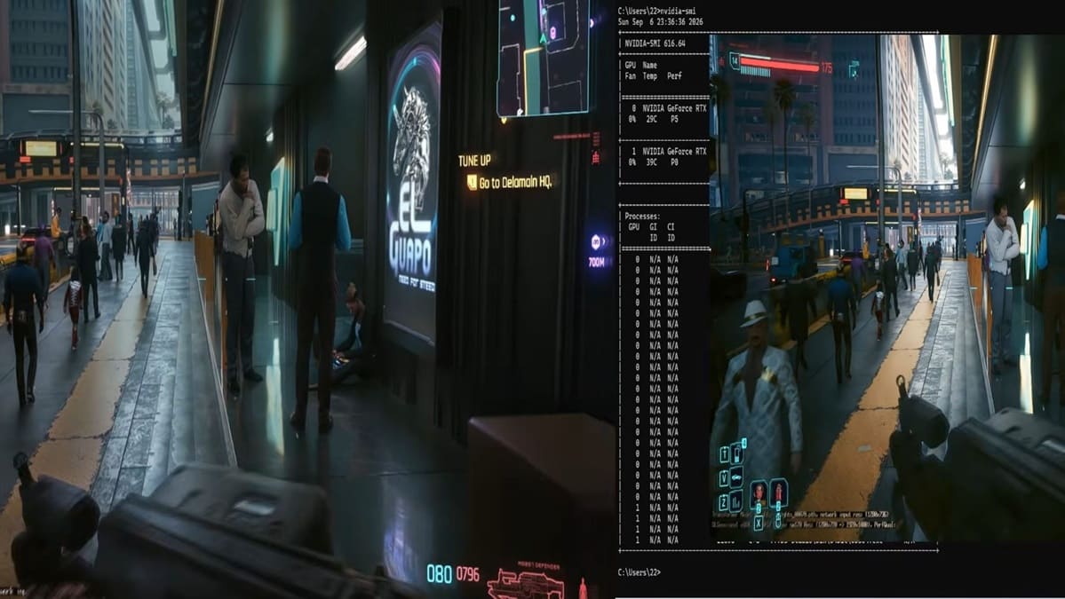 DLSS 5 ya puede ejecutarse en una segunda GPU y recuperar gran parte del rendimiento perdido