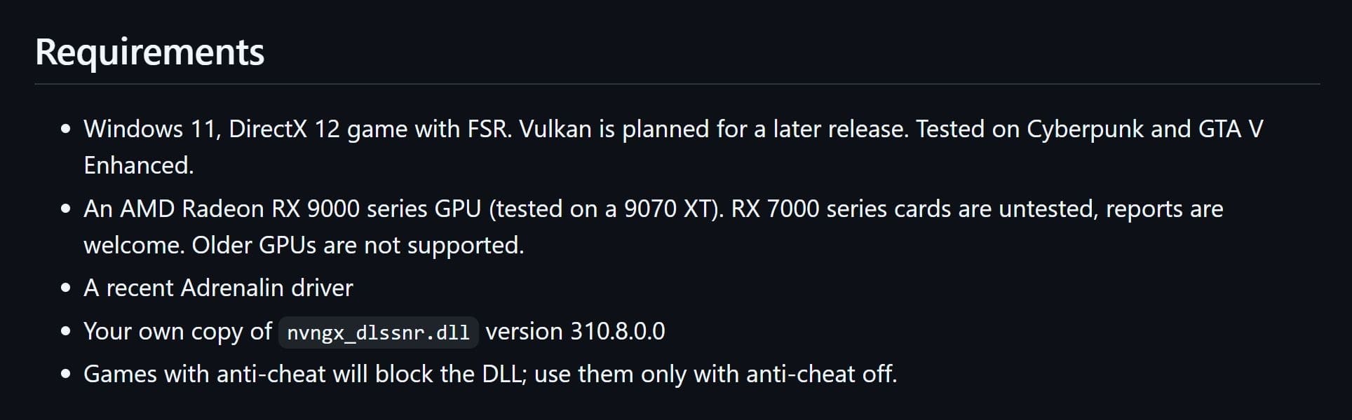 Un mod ya permite activar DLSS 5 en una Radeon RX 9070 XT, aunque con un coste enorme en rendimiento