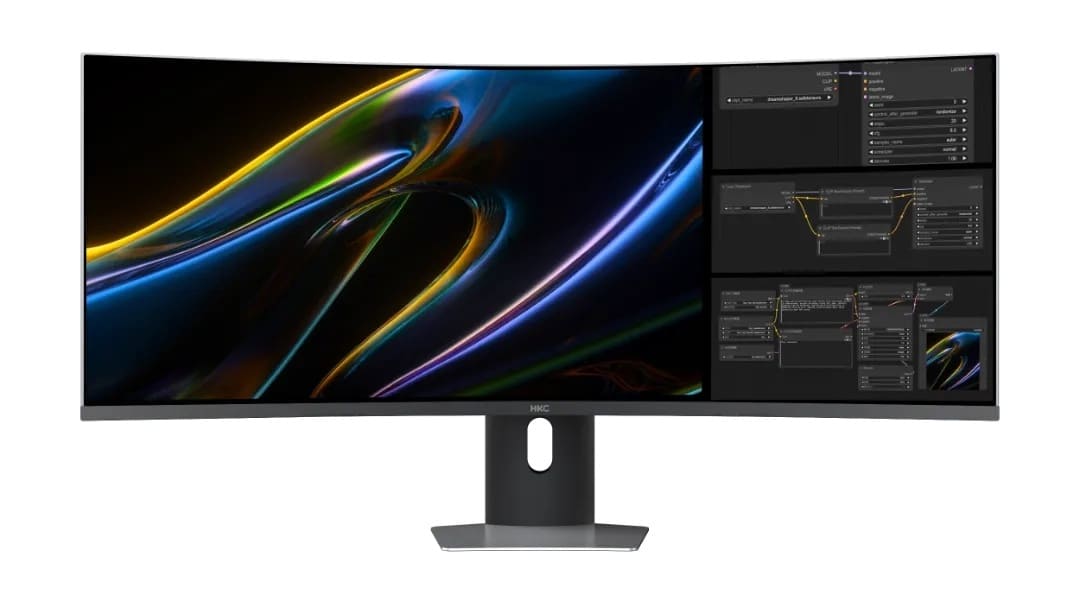 HKC presenta el Tianqi 43H180C con 43,8 pulgadas en 24:9, 5.760 × 2.160 píxeles y 180 Hz