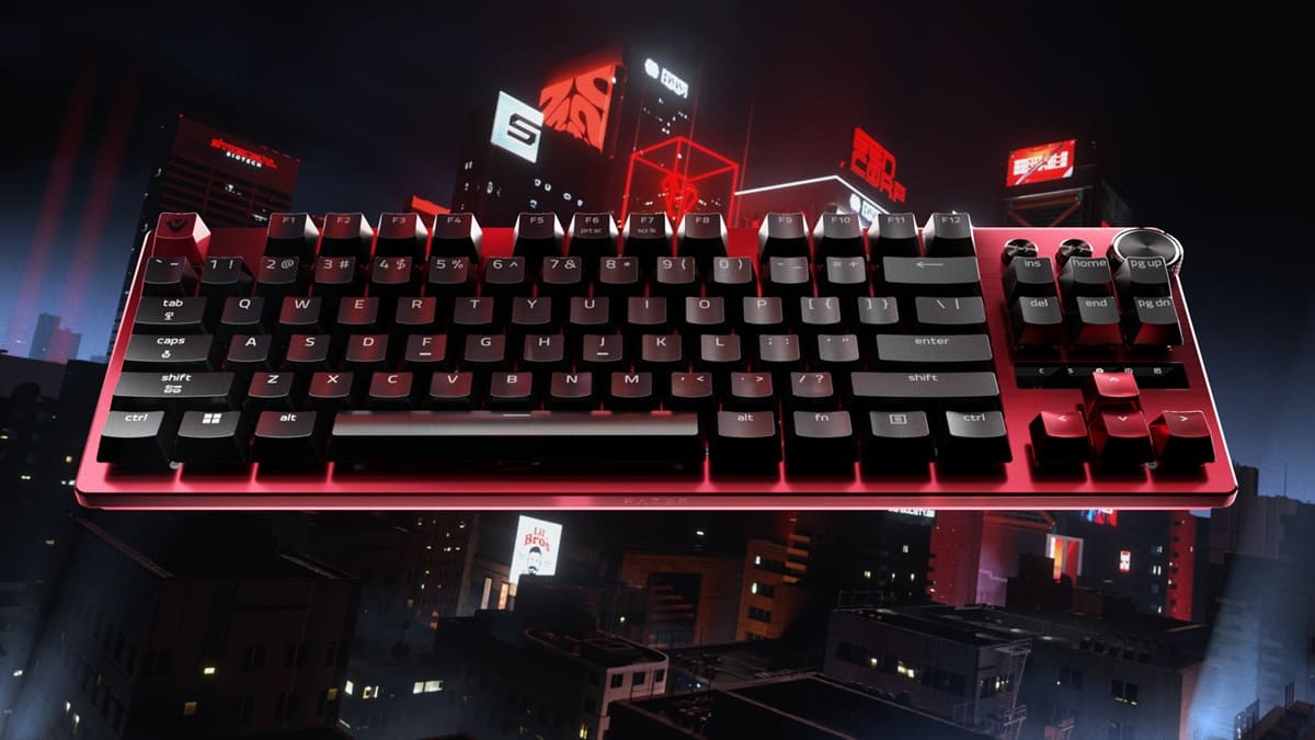 Razer estrena el Huntsman V3 Pro TKL 8KHz Sentinels Edition por 269,99€