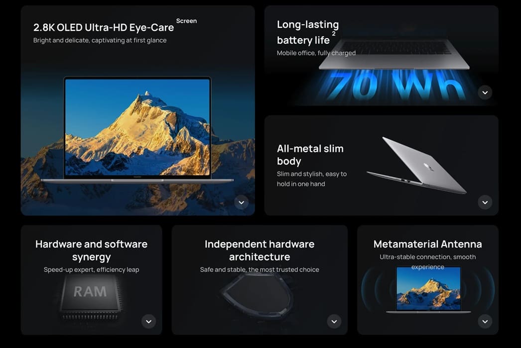 Huawei presenta el Qingyun L420z con pantalla OLED 2.8K a 120 Hz y batería de 70Wh