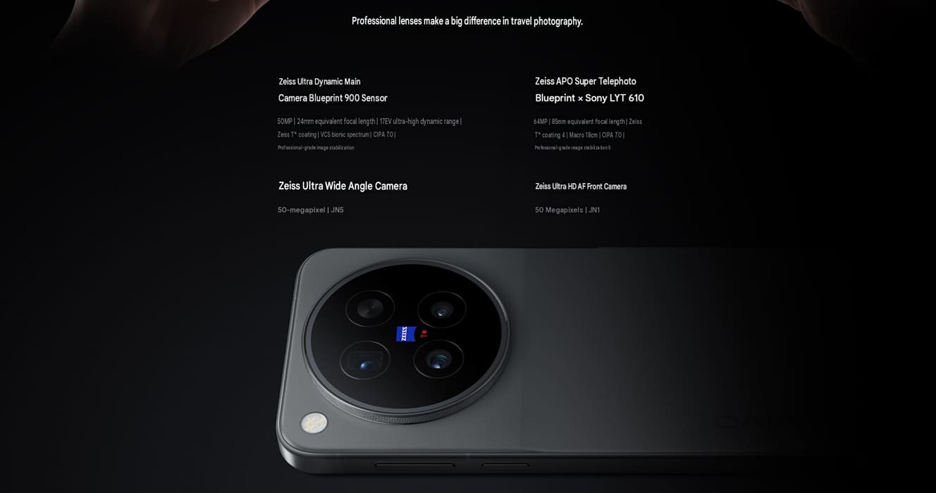 Vivo X500 Pro y X500 Pro Max estrenan el Dimensity 9600 Pro con baterías de hasta 8.000 mAh