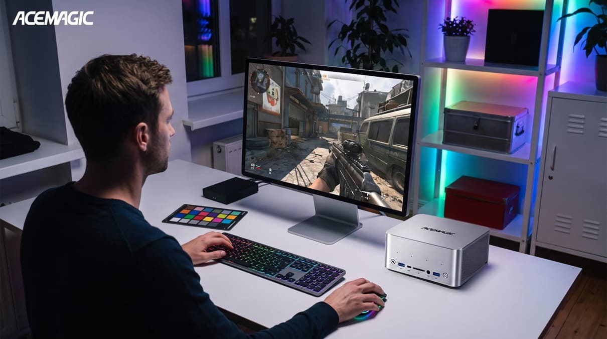 Acemagic F9A debuta con Ryzen AI Max+ PRO 495, hasta 192 GB de RAM y 131 TOPS