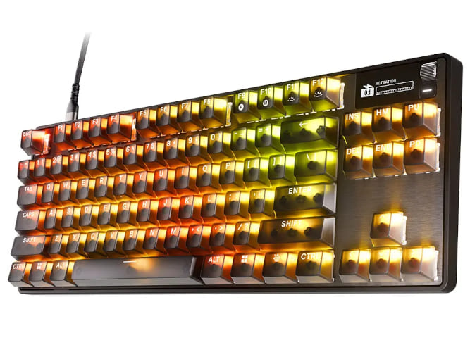 SteelSeries Apex Pro TKL Gen 3 Cyber y Steel estrenan switches magnéticos de 35 y 50 g