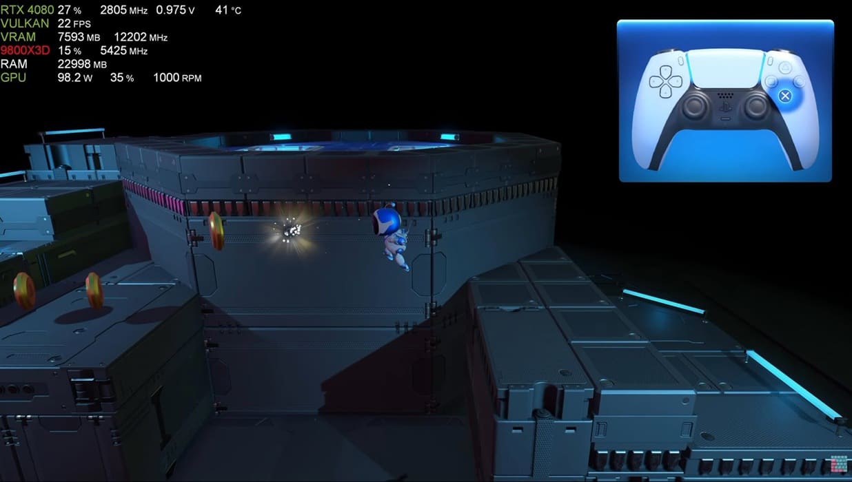 KyTyPS5 ya ejecuta Astro’s Playroom en PC, aunque todavía cae por debajo de 30 FPS