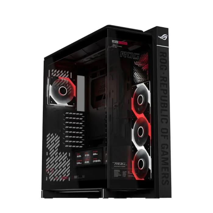 ASUS lanza la ROG Cronox con pantalla LCD de 9,2 pulgadas y espacio para hasta 14 ventiladores