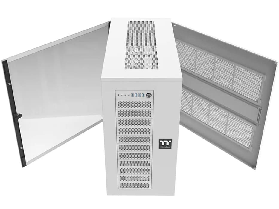 Thermaltake AX700 admite hasta 18 unidades y radiadores de 560 mm en una torre de 24,4 kg