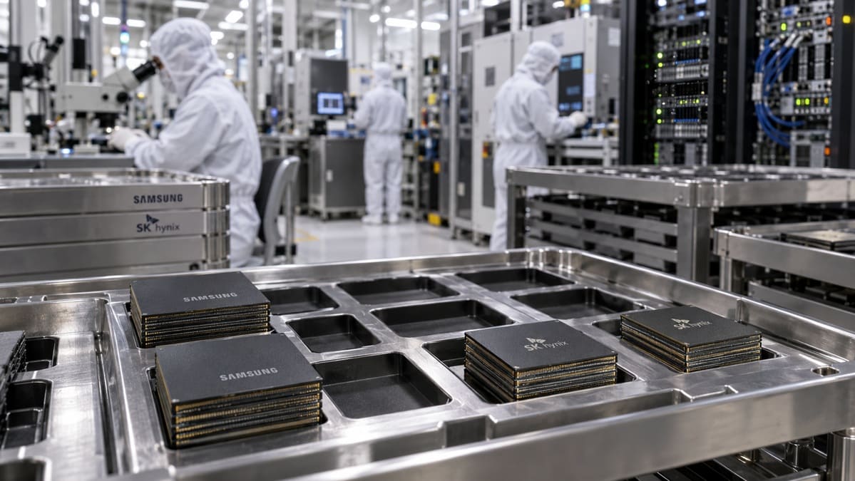 Samsung y SK hynix reducen sus inventarios de memoria a menos de 10 días