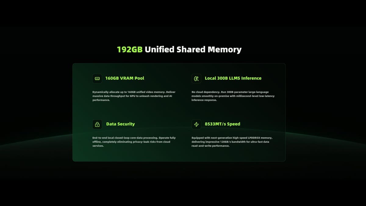 GMKtec EVO-X5 PRO lleva Ryzen AI MAX+ PRO 495, 192 GB de memoria y hasta 24 TB para IA local