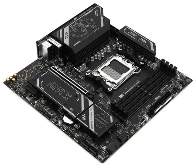 MSI MAG B850M Gaming Plus MAX WIFI suma PCIe 5.0, WiFi 7 y Ethernet de 5 Gbps