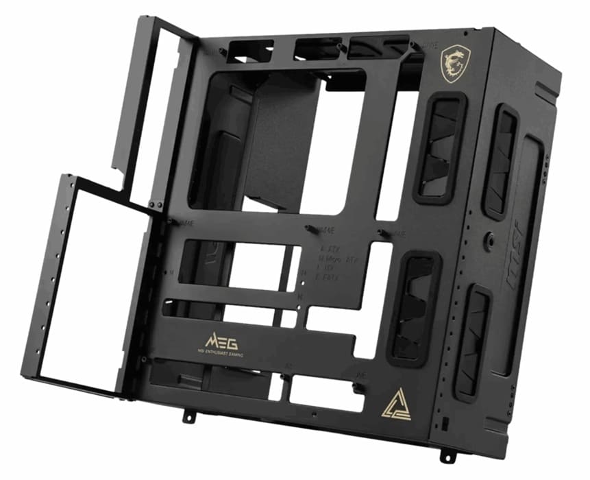 MSI MEG EM9 llega como banco de pruebas abierto para eATX y radiadores de 420 mm