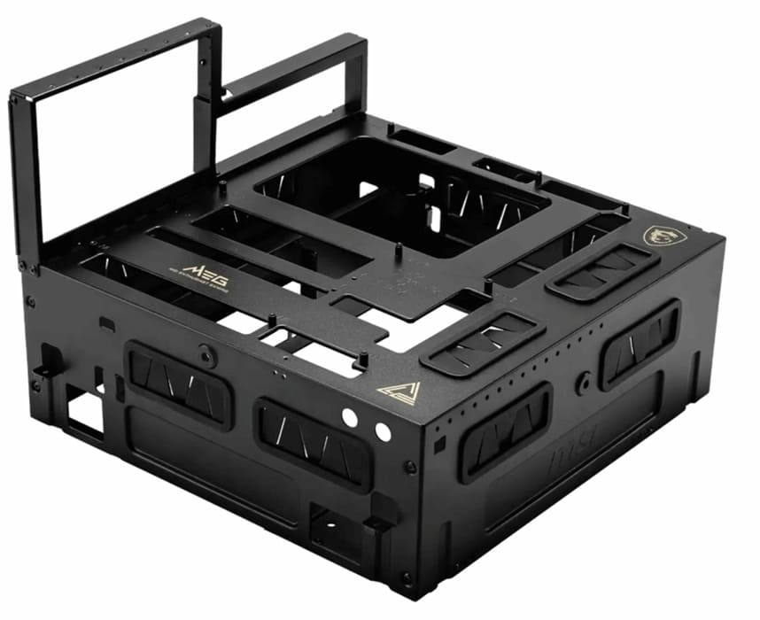 MSI MEG EM9 llega como banco de pruebas abierto para eATX y radiadores de 420 mm