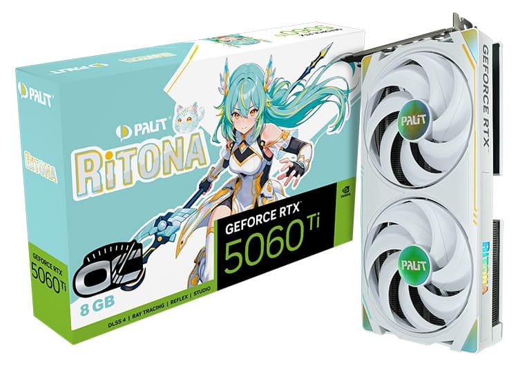 PALIT anuncia el debut global de RiTONA y la GeForce RTX 5060 Ti 8 GB RiTONA OC