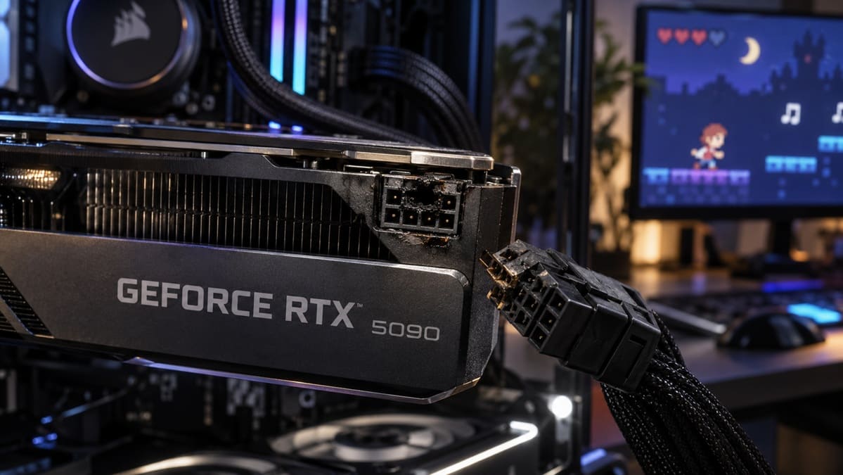 rtx quemada conector portada