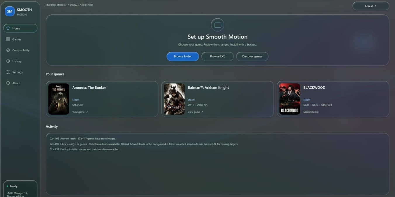 NVIDIA Smooth Motion funciona en RTX 30 mediante dos mods independientes
