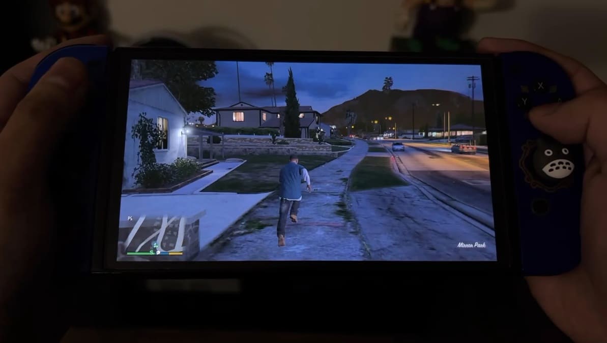 GTA 5 funciona de forma nativa en Nintendo Switch gracias a un port basado en su código fuente filtrado