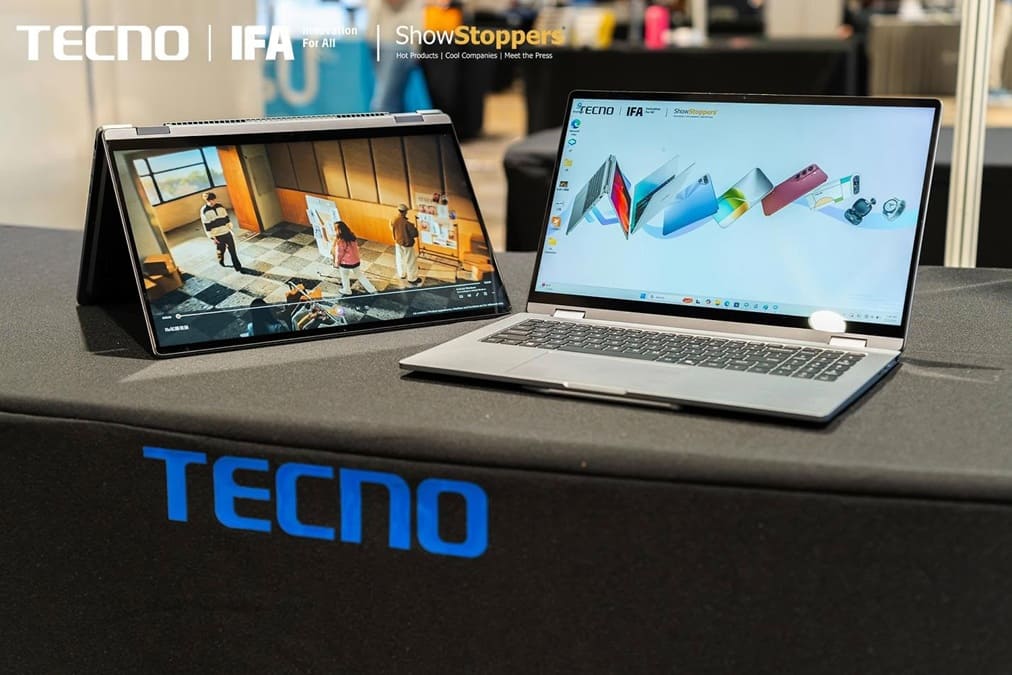 Tecno estrena en IFA 2026 sus Megabook T15 360 con pantalla táctil de hasta 2.5K y 120 Hz