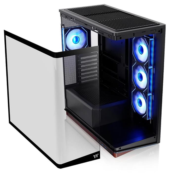 Thermaltake estrena la Stage 500 TG ARGB, una caja panorámica con espacio dedicado para figuras y decoración