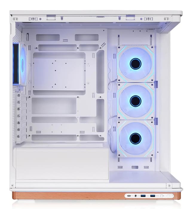 Thermaltake estrena la Stage 500 TG ARGB, una caja panorámica con espacio dedicado para figuras y decoración
