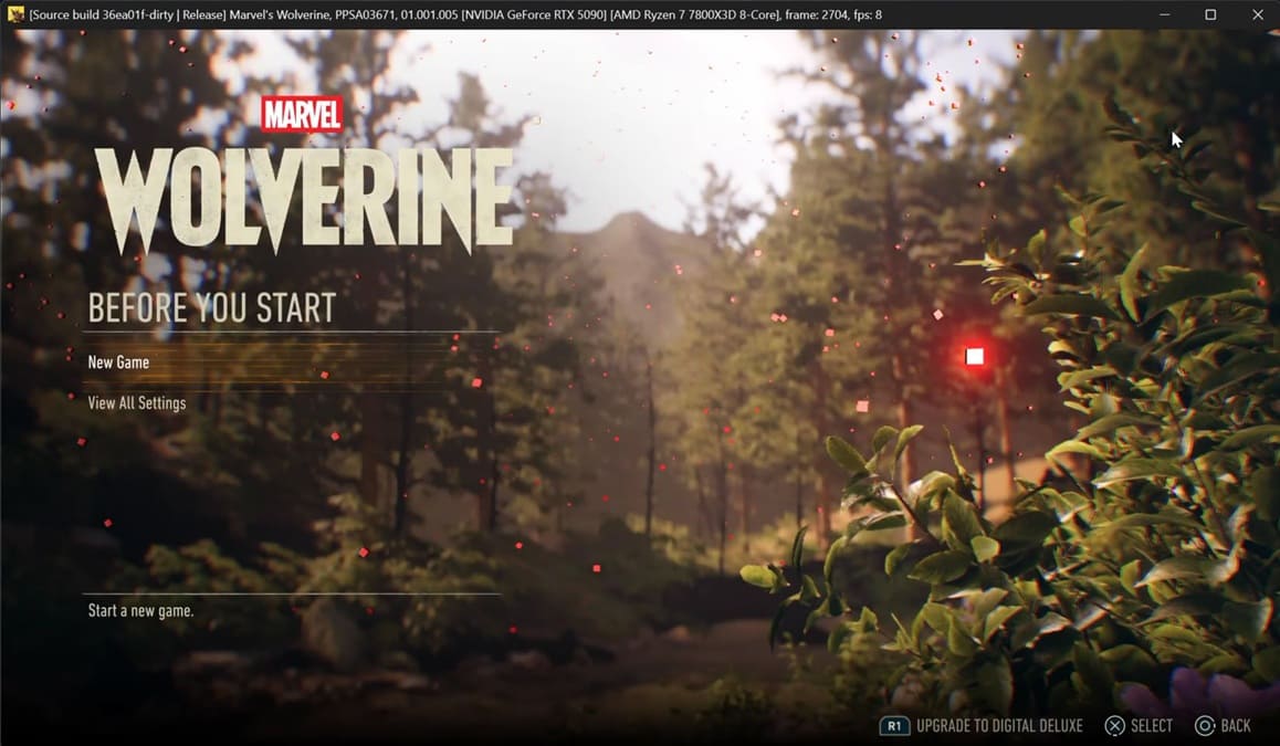 Marvel’s Wolverine ya arranca en PC mediante AnyPS5, pero todavía no entra en gameplay