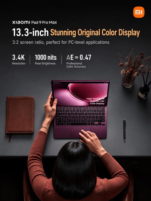 La Xiaomi Pad 9 Pro Max convierte sus 13,3 pulgadas en monitor externo para PC y consolas