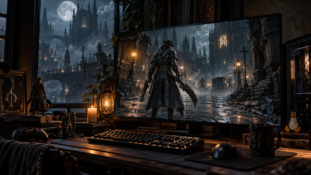Bloodborne Linux port portada (1)