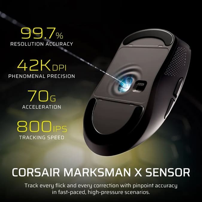 Corsair presenta los Sabre V3 Pro PureVector con Aimlabs, hasta 42.000 DPI y seis modelos