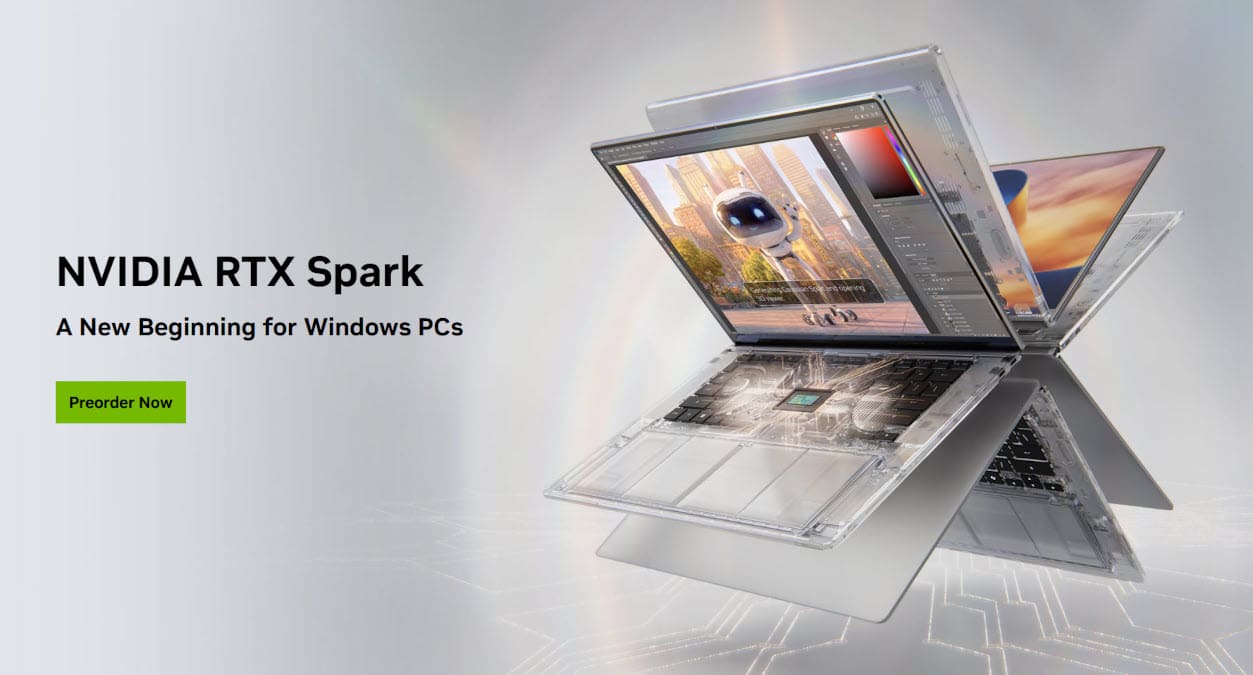NVIDIA RTX Spark abre reservas con CPU Grace, GPU Blackwell y hasta 128 GB de memoria