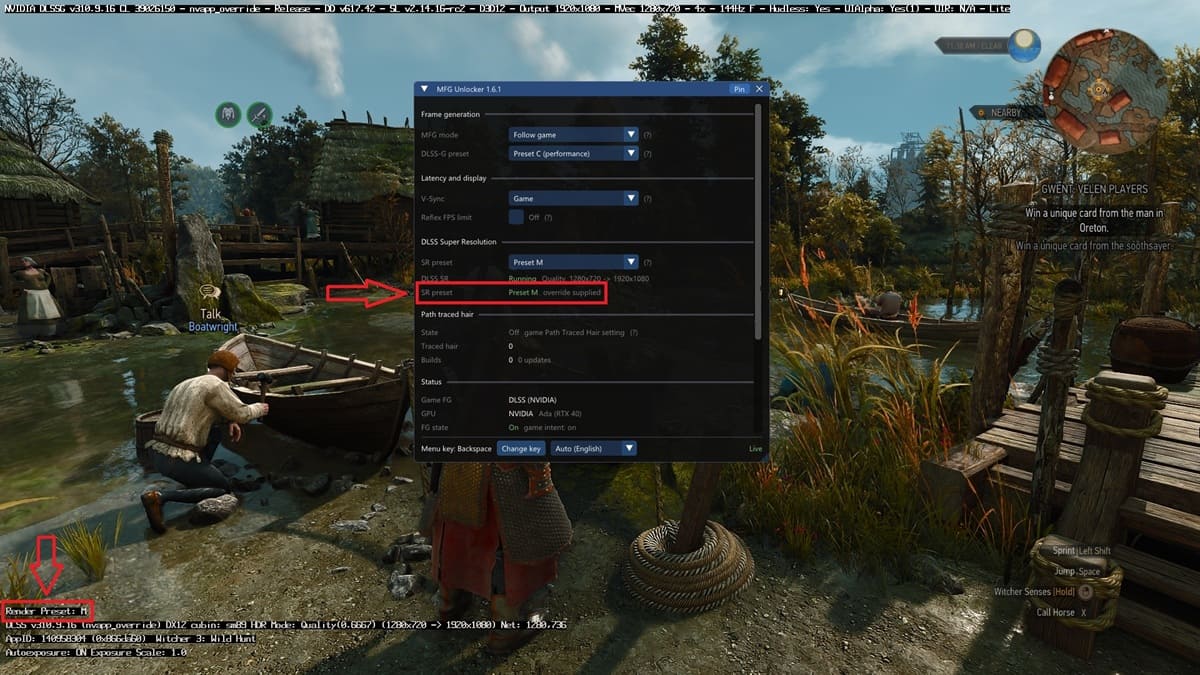 Universal MFG Unlocker 1.6.1 permite cambiar presets DLSS en tiempo real en las RTX 20, 30, 40 y 50