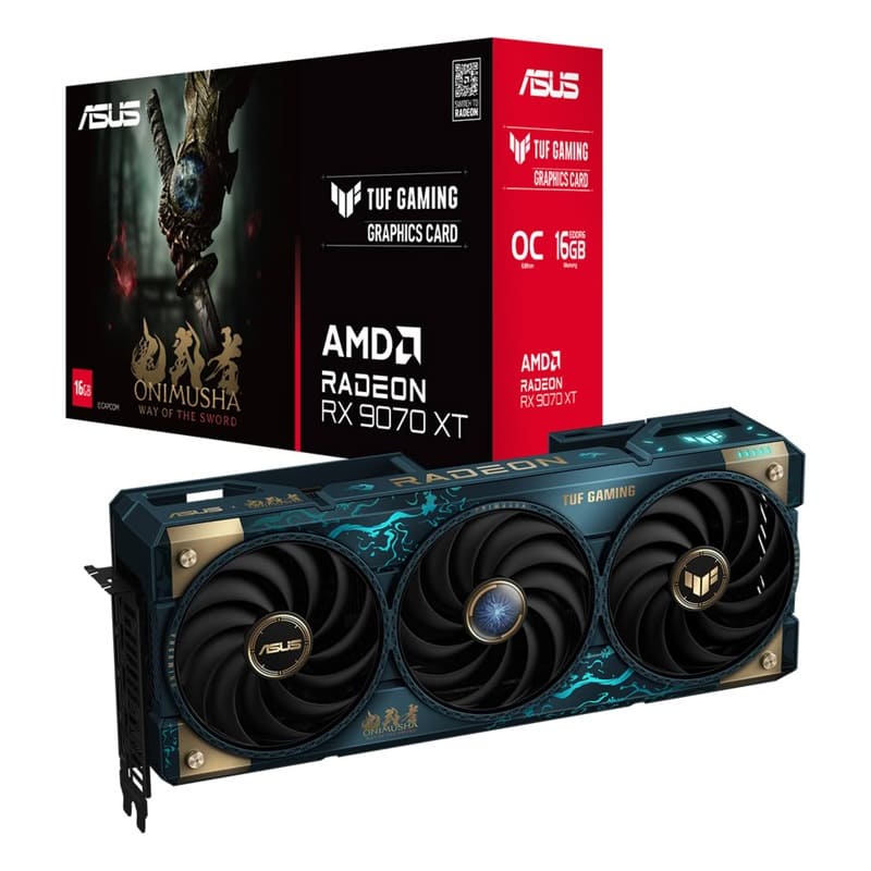 TUF Gaming Radeon RX 9070 XT Onimusha Special Edition portada