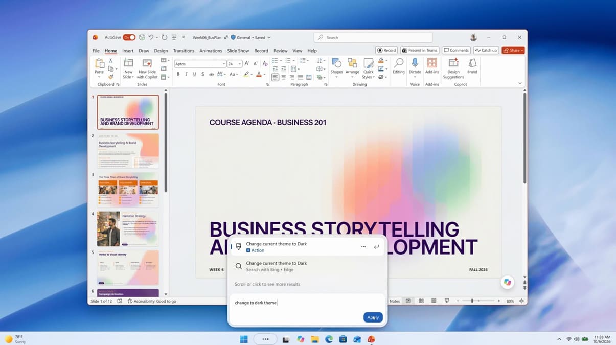 Windows 11 Search permitirá cambiar ajustes del sistema directamente desde la barra de tareas