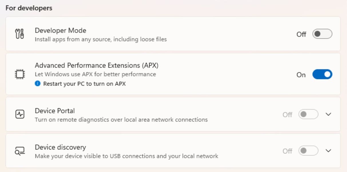 Windows 11 prepara Intel APX para Nova Lake: 32 registros y menos instrucciones en software optimizado
