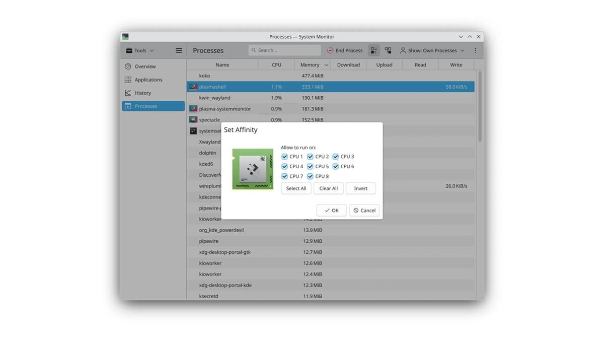 KDE Plasma 6.8 llega con mejoras en Wayland, menor consumo de memoria y triple búfer para NVIDIA