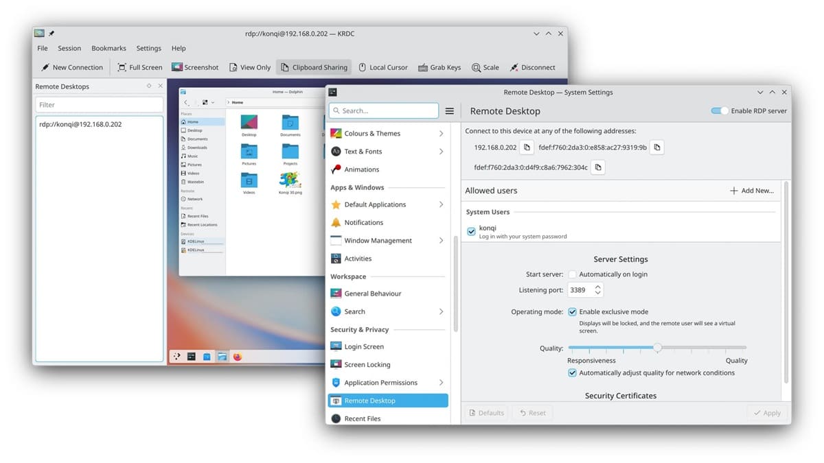 KDE Plasma 6.8 llega con mejoras en Wayland, menor consumo de memoria y triple búfer para NVIDIA
