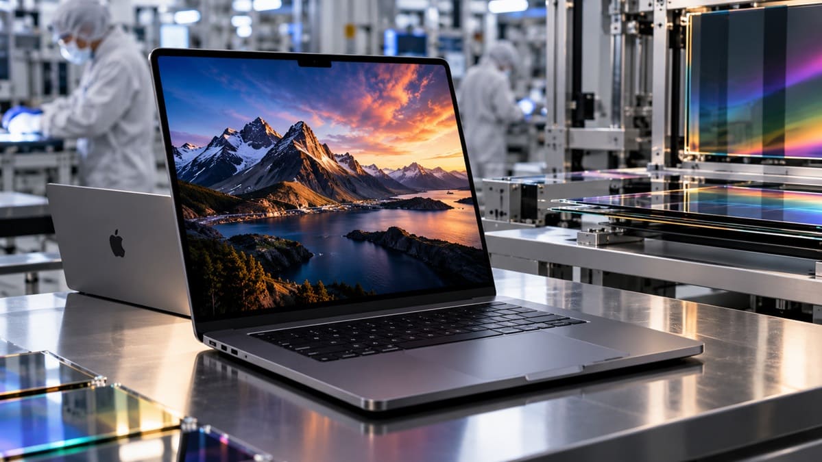 TrendForce prevé hasta 1,5 millones de MacBook Pro OLED en 2027 con paneles de Samsung Display