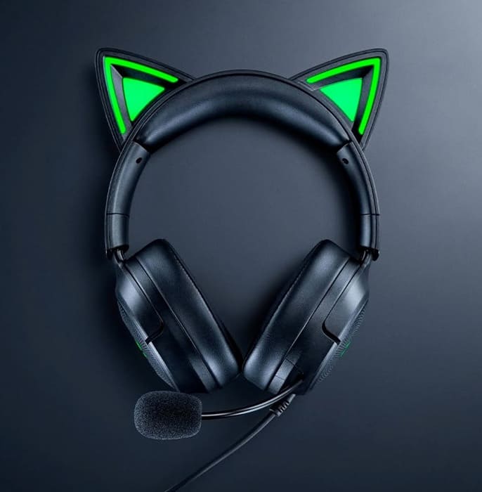 Razer presenta los Kraken Kitty V3 con RGB reactivo al streaming, sonido 7.1 y conexión USB-C