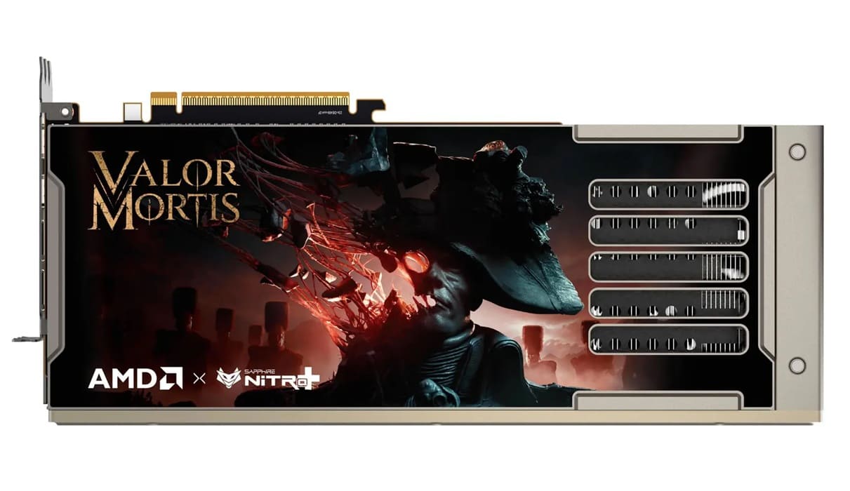 SAPPHIRE presenta una Radeon RX 9070 XT NITRO+ de edición limitada inspirada en Valor Mortis
