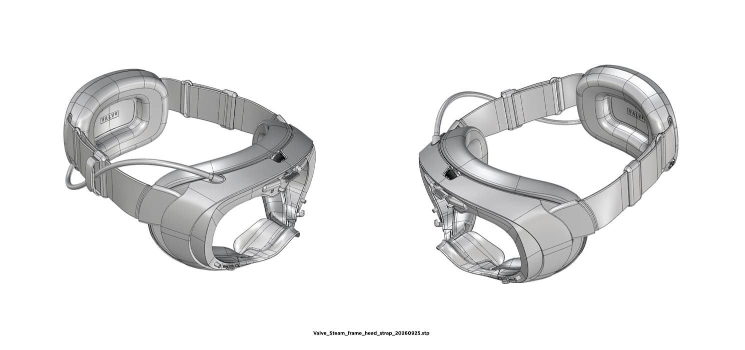Valve publica los archivos CAD de Steam Frame para crear accesorios y modificar sus mandos VR