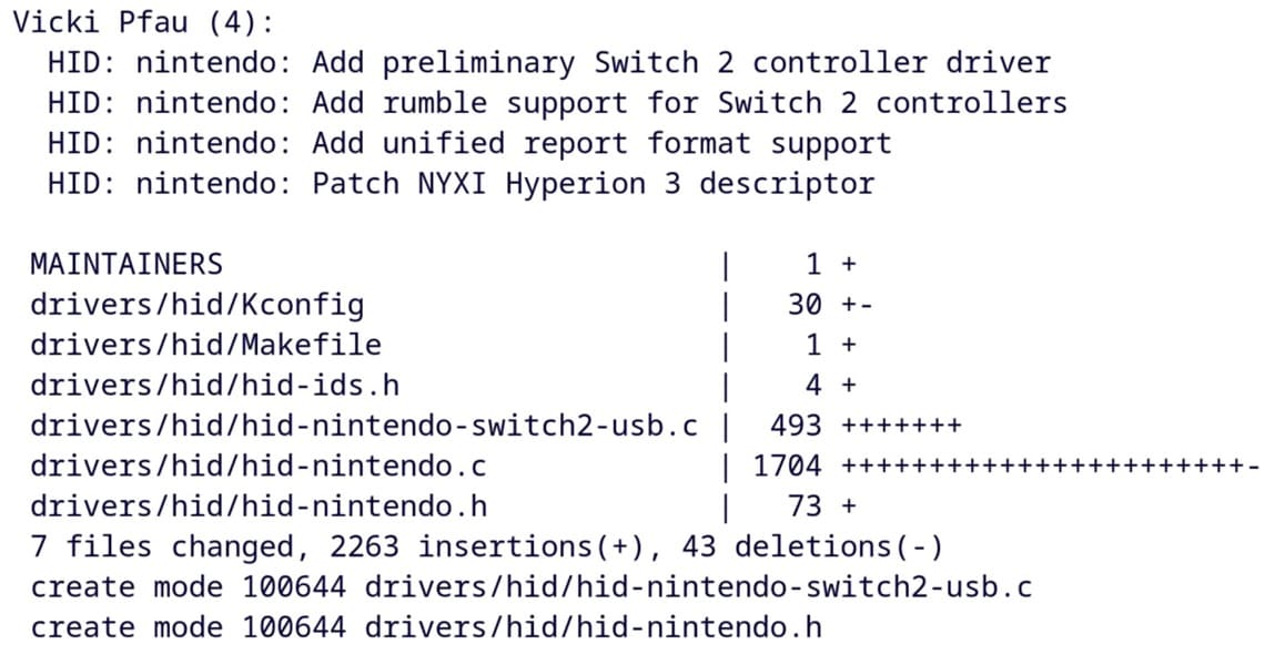Valve impulsa el soporte nativo de los mandos de Nintendo Switch 2 en Linux 7.4